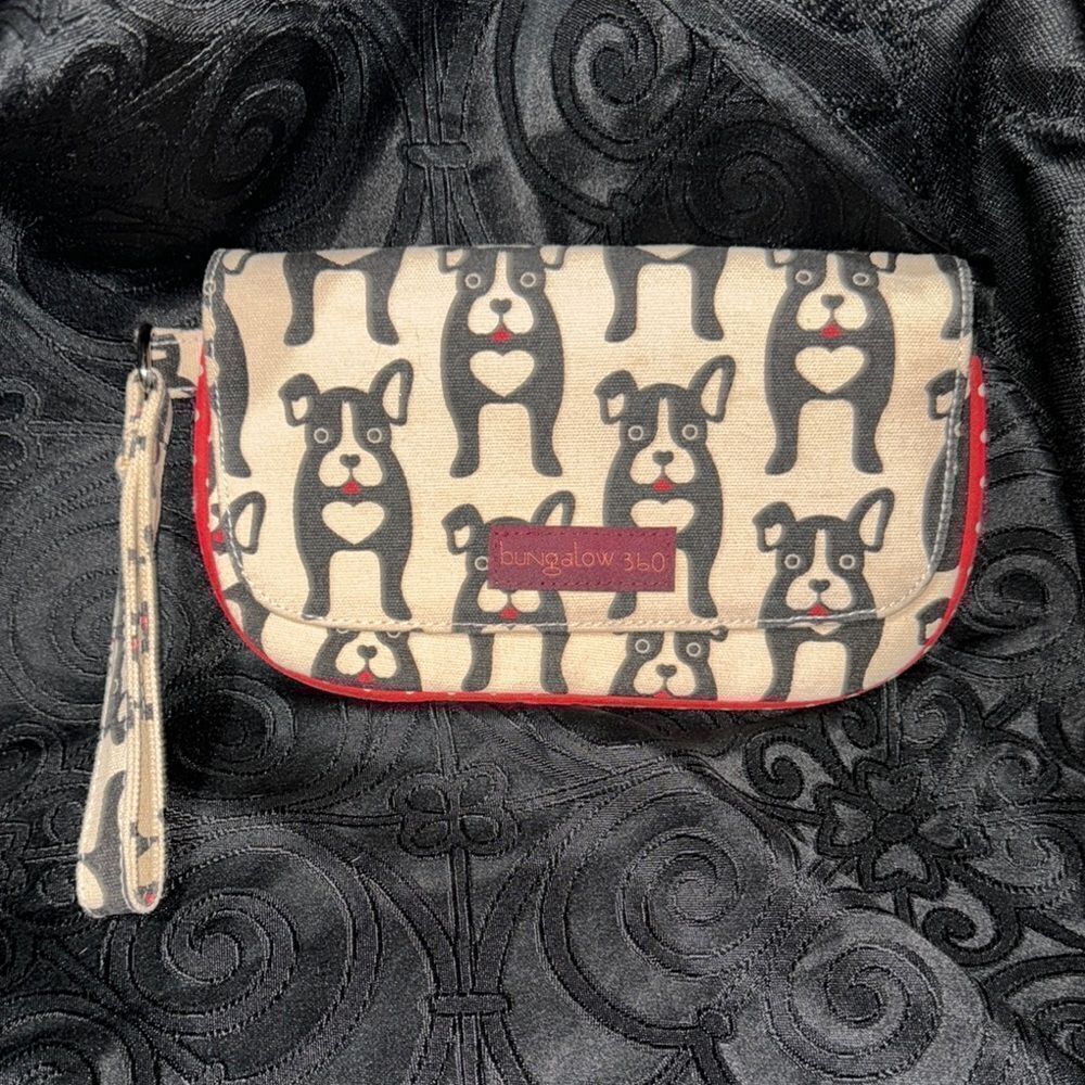 Bungalow 360 Dog Print Wristlet